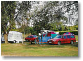 We welcome caravans, motorhomes and campers